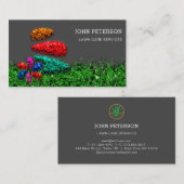 Landschapsverzorging in dagbouw Aangepaste Logo Visitekaartje (Voorkant / Achterkant)