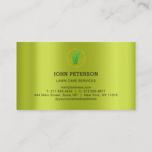 Landschapsverzorging in dagbouw Logo Groen Visitekaartje (Achterkant)