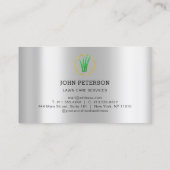 Landschapsverzorging in dagbouw Logo Silver Visitekaartje (Achterkant)