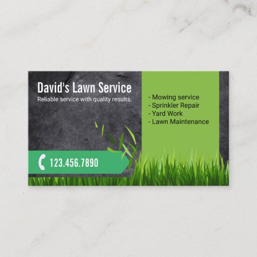 Landschapsverzorging in dagbouw visitekaartje (Voorkant)