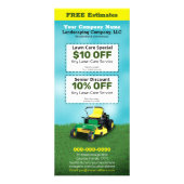 Landschapsverzorging Kaart gras snijrek (Achterkant)