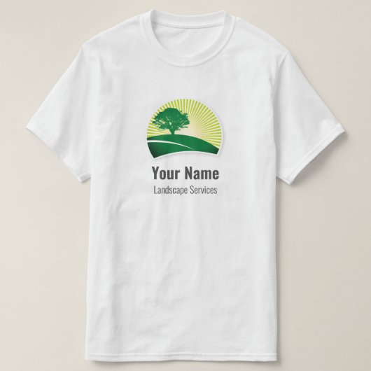 landschapsverzorging t-shirt (Design voorkant)