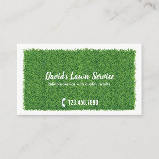 Landschapsverzorging Visitekaartje (Voorkant)