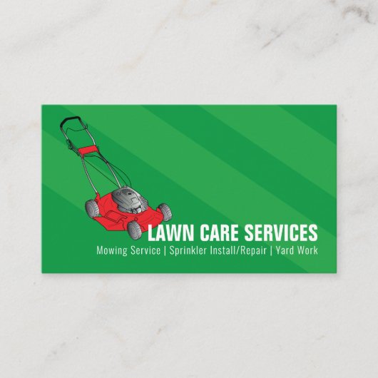 Landschapsverzorging Visitekaartje (Voorkant)