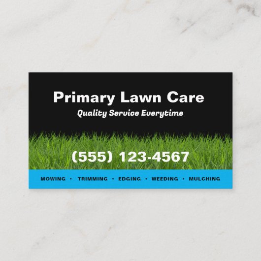 Landschapsverzorging Visitekaartje (Voorkant)