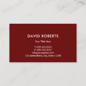 Landschapsverzorging Visitekaartje (Achterkant)