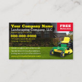 Landschapsverzorging Visitekaartje grassnijders (Voorkant)