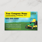 Landschapsverzorging Visitekaartje grassnijders (Voorkant)