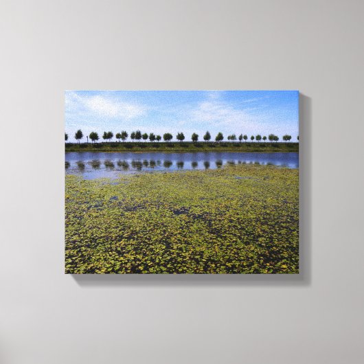 Landschapswater Canvas Afdruk (Voorkant)
