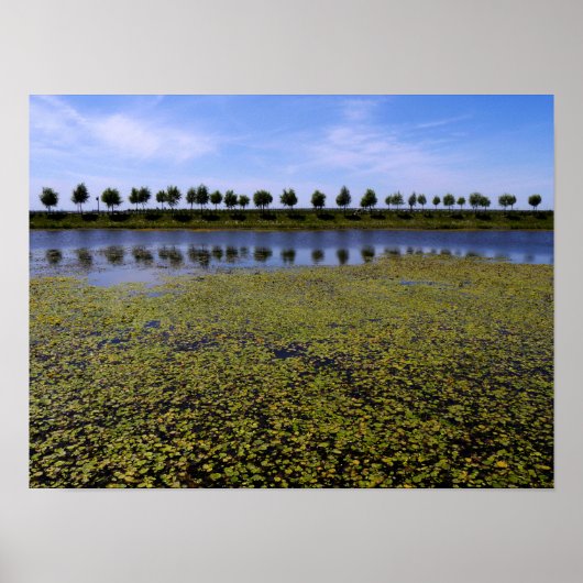 Landschapswater Poster (Voorkant)