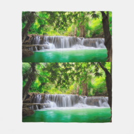 landschapswaterval fleece deken