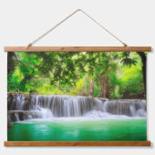 landschapswaterval hangend wandkleed (Voorkant)