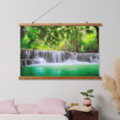 landschapswaterval hangend wandkleed (Slaapkamer)