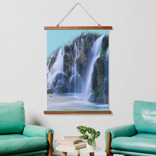 landschapswaterval hangend wandkleed (Woonkamer)