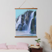 landschapswaterval hangend wandkleed (Slaapkamer)