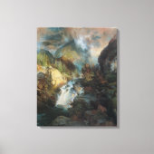  landschapswaterval in bergen door Moran Canvas Afdruk (Voorkant)