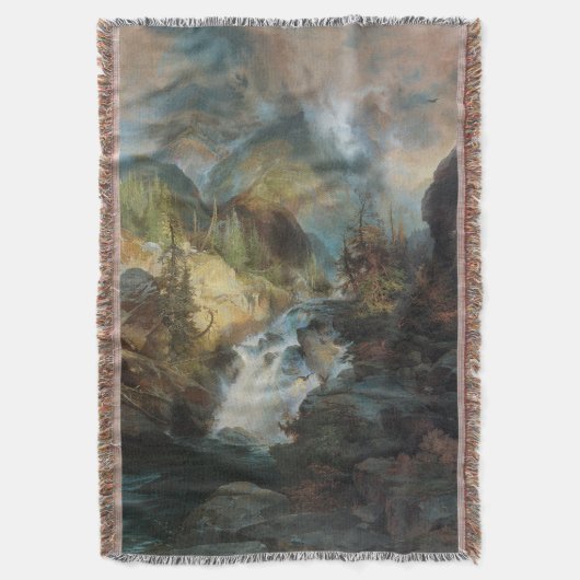  landschapswaterval in bergen door Moran Deken (Voorkant Verticaal)