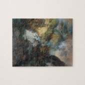  landschapswaterval in bergen door Moran Legpuzzel (Horizontaal)