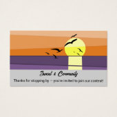 Landschapswedstrijd uitnodiging Aangepaste QR + Co Visitekaartje (Voorkant)