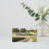 Landschapsweg tussen het landschap van de groene m visitekaartje (Staand voorkant)