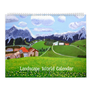 Landschapswereldkalender Kalender