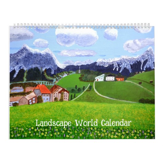 Landschapswereldkalender Kalender (Hoes)