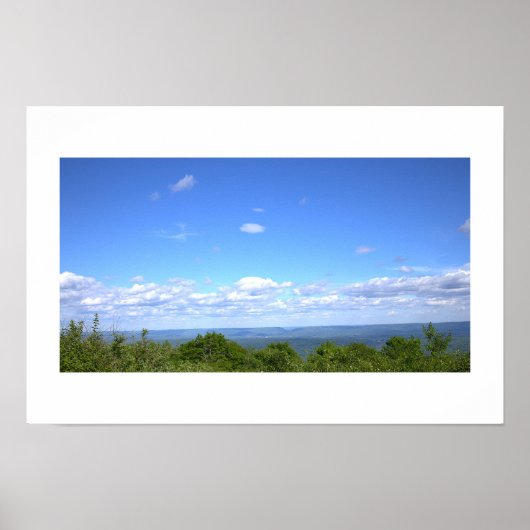 Landschapszicht Foto Poster (Voorkant)