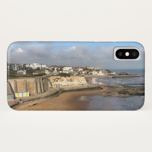 Landschapszicht op stranden bij Broadstairs. Case-Mate iPhone Case (Achterkant (horizontaal))