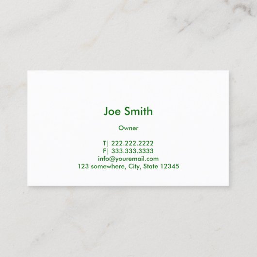 Landschapszorg in de startfase visitekaartje (Achterkant)