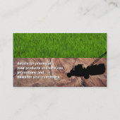 Landschef | Gras | Hout | Schapen Visitekaartje (Achterkant)