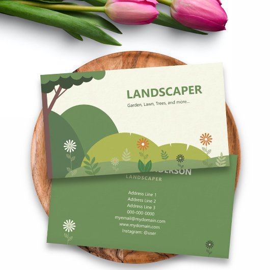 Landschef Visitekaartje