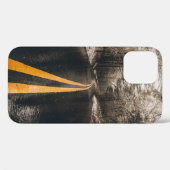 LANDSCHEMA FOTO VAN ASPHALT ROAD TERWIJL HET RAINE Case-Mate iPhone CASE (Achterkant (horizontaal))
