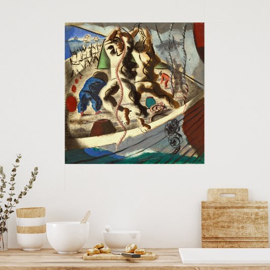 Landschets 1941 ontdekken poster (Keuken)