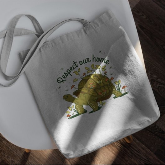 Landschildpadden in Natuur Tote Bag