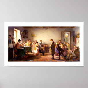 "Landschool" van Winslow Homer. Fine Art Print