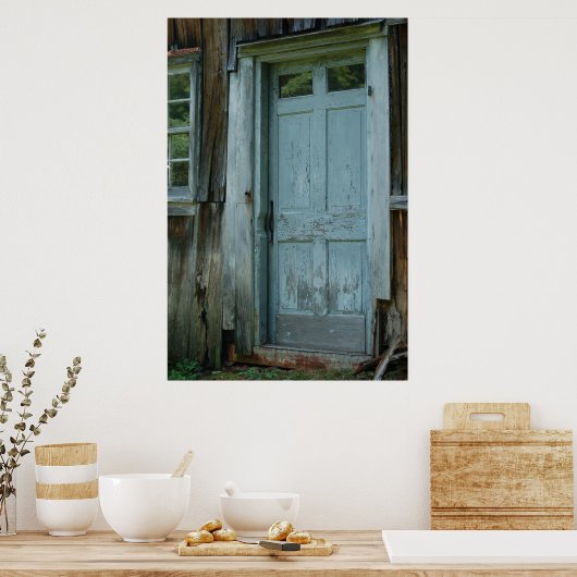 Landschotdeur Poster (Keuken)