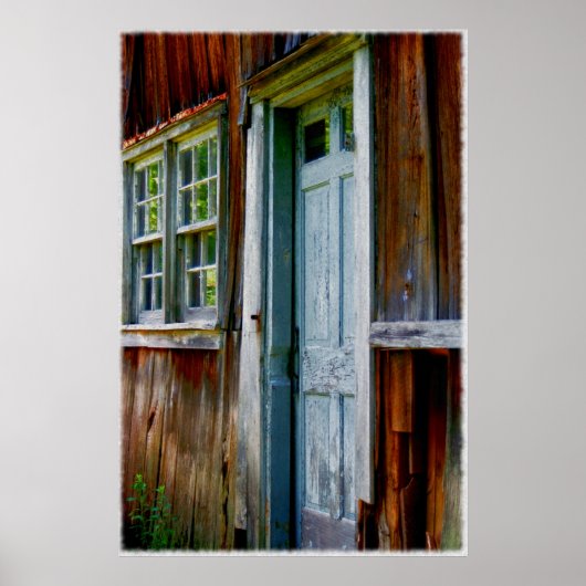 Landschotdeur Poster (Voorkant)