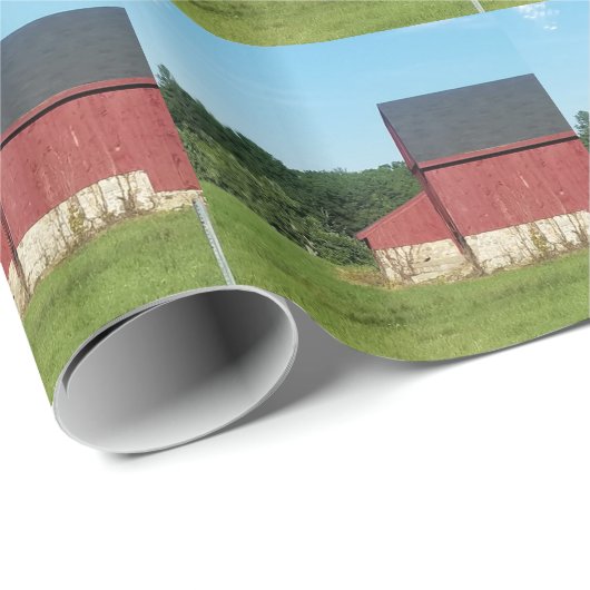 Landschuur Cadeaupapier (Rol Hoek)