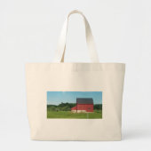 Landschuur Grote Tote Bag (Voorkant)