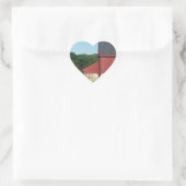Landschuur Hart Sticker (Tas)