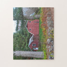 Landschuur in Connecticut Legpuzzel