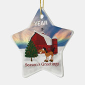 Landschuur Keramisch Ornament (Links)