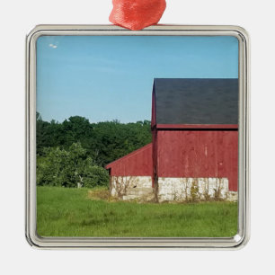 Landschuur Metalen Ornament