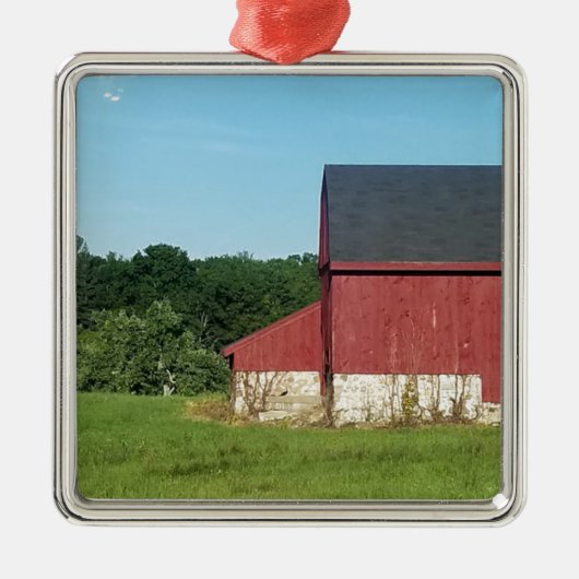 Landschuur Metalen Ornament (Voorkant)
