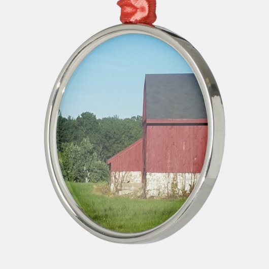 Landschuur Metalen Ornament (Links)