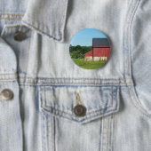 Landschuur Ronde Button 5,7 Cm (In situ)