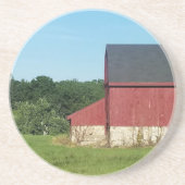 Landschuur Zandsteen Onderzetter (Voorkant)