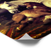 Landseer de Arab Tent Horses Poster (Hoek)