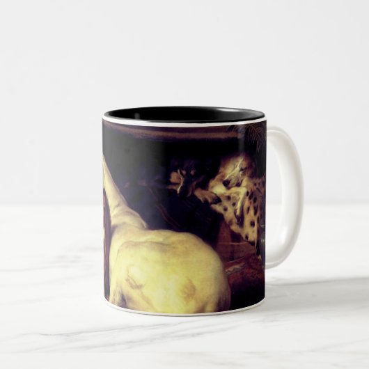 Landseer de Arab Tent Tweekleurige Koffiemok (Voorkant rechts)