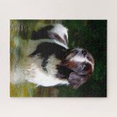 Landseer Dog. Legpuzzel (Horizontaal)